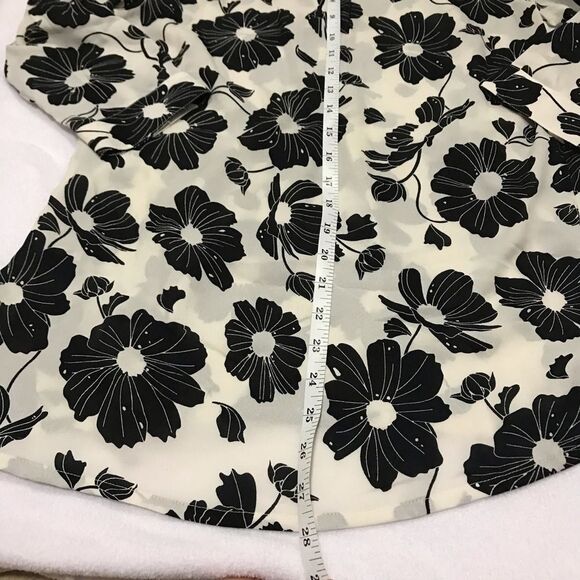 Icone Simons Floral Longsleeves Blouse Top XS - Picture 9 of 11